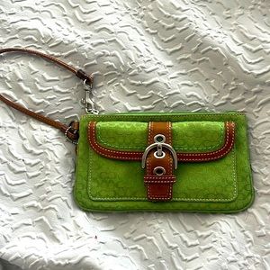 Vintage Coach Wristlet